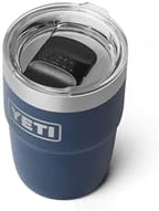 YETI Rambler 8 oz Insulated Coffee Mug with Lid - Stackable Double-Wall Vacuum Insulated Coffee Cup - DuraSip Ceramic Lining - Barista-Friendly Design - Stainless Steel - Dishwasher Safe - Image 3