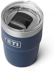 YETI Rambler 8 oz Insulated Coffee Mug with Lid - Stackable Double-Wall Vacuum Insulated Coffee Cup - DuraSip Ceramic Lining - Barista-Friendly Design - Stainless Steel - Dishwasher Safe - Image 3
