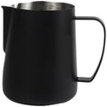 Pointed Mouth Coffee Latte Art Cup 400ml/600ml Stainless Steel Big Belly Double Scale Milk Pitcher Tool(600ml,Black) by Unknown