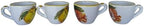 Hand Painted Italian Ceramic Espresso Cups Set of 4, 2 oz Lemon & Pomegranate Demitasse Cups, Made in Italy, Lead-Free, Dishwasher & Microwave Safe - Image 7