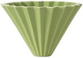 Ceramic Coffee Filter Cup Handmade Origami Flower Shape Funnel Drip Cafe Cake Home Barista Accessories Tools(Green) by Unknown