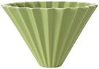 Ceramic Coffee Filter Cup Handmade Origami Flower Shape Funnel Drip Cafe Cake Home Barista Accessories Tools(Green) by Unknown