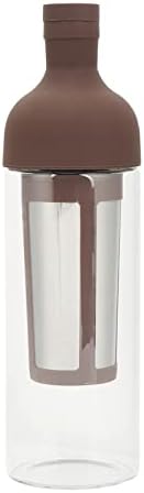 Cold Brew Coffee Wine Bottle, Double Layer Glass Coffee Pot with Stainless Steel Filter for Home Iced 1000ml - Image 2