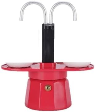 2-Cup Aluminum Moka Pot Stovetop Espresso Maker for Home Camping Italian by Unknown