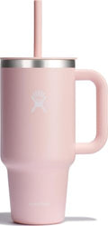 Hydro Flask Travel Tumbler with Handle, Lid and Straw - Insulated Stainless Steel in 32 Oz Trillium by Unknown