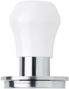 Normcore 57.5mm Coffee Tamper V4.1 Mini, Spring-Loaded with Click Feedback, 304 Stainless Steel Flat Base, Compatible with Lelit Anna Portafilter, White by NORMCORECOFFEETOOLS