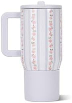 HydroJug Traveler 20oz Kids Insulated Tumbler with Handle, Primrose - Image 2