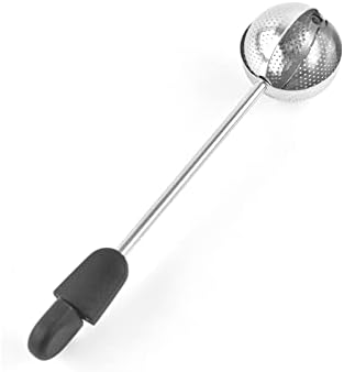 Tea Filters 304 Stainless Steel Rotating Tea Ball Maker Household Round Leaking Set Filter by Unknown