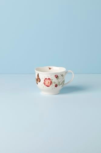 Lenox Butterfly Meadow Latte Porcelain Mug Set for 2, 18oz - Image 3