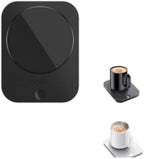 Electric Heating Coaster Coffee Mug Warmer, USB Rechargeable Heated with 3 Temperature Setting, Coffee Tea Milk Smart Coffee Tea Milk Warmers for Travel Home Office Desk (Black) by Unknown