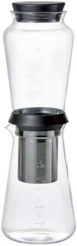 HARIO SBS-5B Slow Drip Brewer HARIO SHIZUKU (600ml), Black, One size by Hario