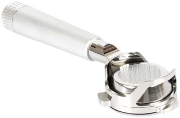 Stainless Steel Coffee Espresso Naked 54mm Custom Bottomless Portafilter, Compatible For Breville, 820/840/870/875/880/450/550(Aluminium white) by Unknown