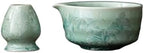 1-8PCS Glaze Matcha TeaSet With Strainer Spoon Bowl Reusable Whisk Holder Set(2PCS-GN) by Unknown