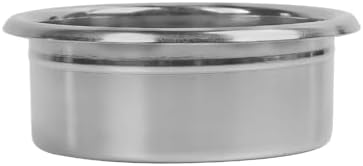 Precision Portafilter Basket Coffee Filter For 54mm，Compatible For Breville，18-22g Stainless Steel Bottomless Portafilter Basket 58mm(Silver 58MM (20g)) by Unknown