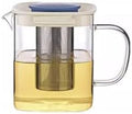 Removable Large Capacity Home teapot Transparent Glass Fruit Tea Kettle Water Pot with Infuser Tea Maker 1000ml/35.2oz Cleanable by Unknown