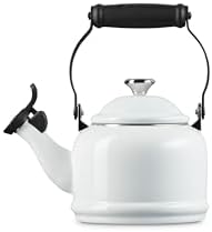 Le Creuset Demi Kettle (1.25 qt.) and 2 Mugs (14 oz. each), White - Image 4