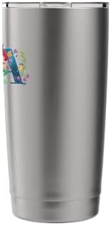 Disney Princess Alphabet Monogram Mermaid Letter A for Ariel Stainless Steel Insulated Tumbler - Image 4