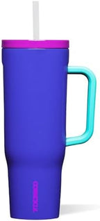 Corkcicle Cruiser Tumbler with Handle & Straw, 40 oz, Windbreaker by Corkcicle