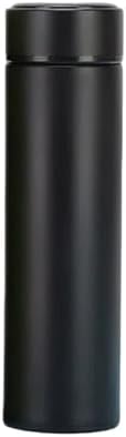 Intelligent temperature measurement thermal cup, 304 stainless steel double-layer vacuum straight bottle 500ml by XUNPENG
