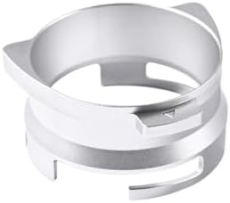 54mm Dosing Funnel Stainless Steel Compatible with Breville Sage 870 878 880 Espresso Coffee Machine Portafilter Dispenser Ring Barista Tool(Silver-Aluminum) by Unknown