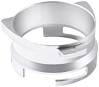 54mm Dosing Funnel Stainless Steel Compatible with Breville Sage 870 878 880 Espresso Coffee Machine Portafilter Dispenser Ring Barista Tool(Silver-Aluminum) by Unknown