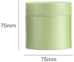 FSSTUD Empty Matcha Tin Container Loose Leaf Tea Storage Canister Metal Airtight Spice Jar Small Round Powder Tin Can Coffee Bean Organizer Canister with Lid for Home Kitchen - Image 3