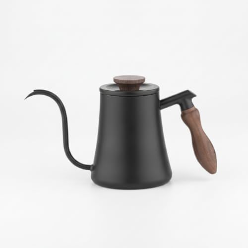 Stainless Steel Gooseneck Coffee Kettle, White - Image 4