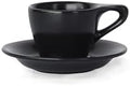 notNeutral Lino Porcelain Cup & Saucer Espresso 3 oz (3 oz, 6) by notNeutral