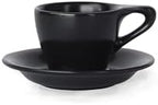 notNeutral Lino Porcelain Cup & Saucer Espresso 3 oz (3 oz, 6) by notNeutral