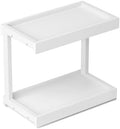 MARTY Counter Shelf Organizer, Large Spice Rack for Countertop, White by MARTY
