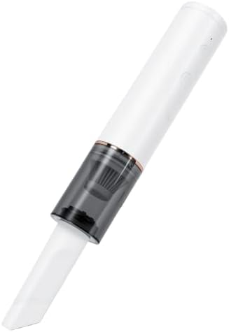 Asixxsix Mini Coffee Grinder Vacuum Cleaner, Rechargable (White) by Asixxsix