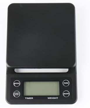 LCD Display, ABS 5kg Coffee Scale Kitchen Digital Scale with Timer by Unomor