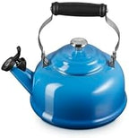 Le Creuset Enamel On Steel Whistling Tea Kettle, 1.7 qt., Marseille - Image 2
