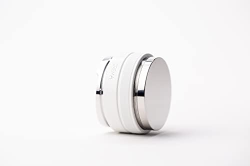 CREMA Coffee Products 58.5mm Hand Tamper & Distributor | Compatible with any 58mm | Double-Sided, Adjustable Depth Tool | Made with Durable 304 Stainless Steel | White - Image 3