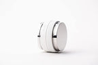 CREMA Coffee Products 58.5mm Hand Tamper & Distributor | Compatible with any 58mm | Double-Sided, Adjustable Depth Tool | Made with Durable 304 Stainless Steel | White - Image 3