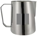 350/450/600ml Milk Steaming Frothing Pitcher Stainless Steel Milk Jug Pull Flower Cup for Espresso Coffee(450ml Silver Spot) by Unknown