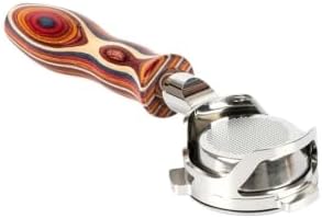 54mm Bottomless Naked Portafilter Handle With Basket, Compatible For Breville, 870 875 878 880 Espresso Replacement Part(D color wood) by Unknown