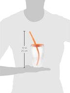 BODUM PAVINA TO GO K11849-447SA-447-Y21 Double Wall Tumbler (Plastic), 10.1 fl oz (300 ml), Bellini (Limited Color) Set of 2, Genuine Product - Image 5