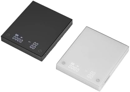 Digital Coffee Kitchen Scale with Timer – Compact Scale for Pour Over, Espresso, and Ingredients – Black Mirror Style(Black Mirror Basic 3) - Image 4