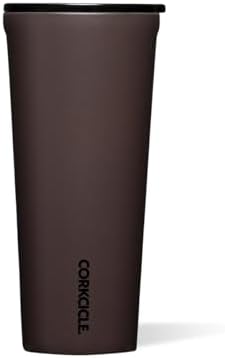 Corkcicle Insulated Tumbler with Sliding Lid, 24 oz, Cacao by Corkcicle