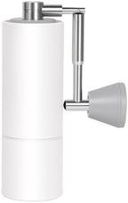 Fold Manual Coffee Grinder, Adjustable Stainless Steel Conical Burr(White) by Unknown