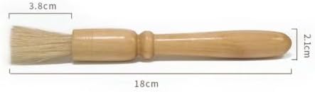 Coffee Machine Brush with Wood Handle and Natural Bristles - Image 7
