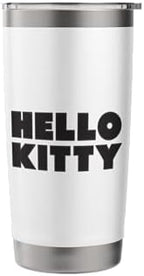 Hello Kitty Nerd Glasses Black Stainless Steel Insulated Tumbler - Image 3