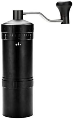 Grinder Manual Coffee Grinder Hand Crank Burr Grinder With Consistent Particle Control And 304 Stainless Steel Handle, Array, Black, style to 4 by Leefasy