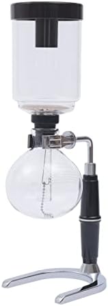Siphon Syphon Coffee Maker Tabletop Glass Siphon Pot Syphon Coffee Maker Siphon Vacuum Coffee Maker Black (3 Cups(360ml)) - Image 5