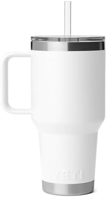 YETI Rambler 35 oz Straw Mug 2.0, White - Image 7
