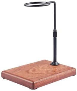 Coffee Dripper Stand with Wooden Base Countertop Pour over Coffee Station with Adjustable Bracket Dripper Holder for Baristas, Style A Black by Unknown