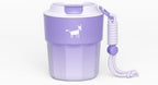 CHEERFUL GOAT Ceramic Lined Coffee Mug – Stainless Steel Travel insulated Tumbler with Ceramic Liner, with lid, 10oz Leak proof Cup for Hot and Cold Water Coffee at Home, Office, or On the Go (Purple) by CheerfulGoat
