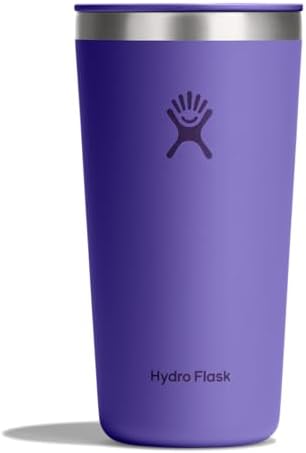 Hydro Flask All Around Tumbler Press-In Lid, Insulated Travel Mug, Stainless Steel Coffee Cup 20 Oz Utopia Purple by Unknown