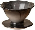 Hand Brewed Coffee Filter Cup Ceramic Drip Spiral Household Conical Pot Dripper(Black) by Unknown